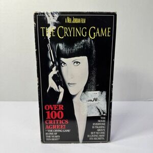 The Crying Game VHS Movie 1993 Neil Jordan Thriller Stephen Rea Miramax Vintage